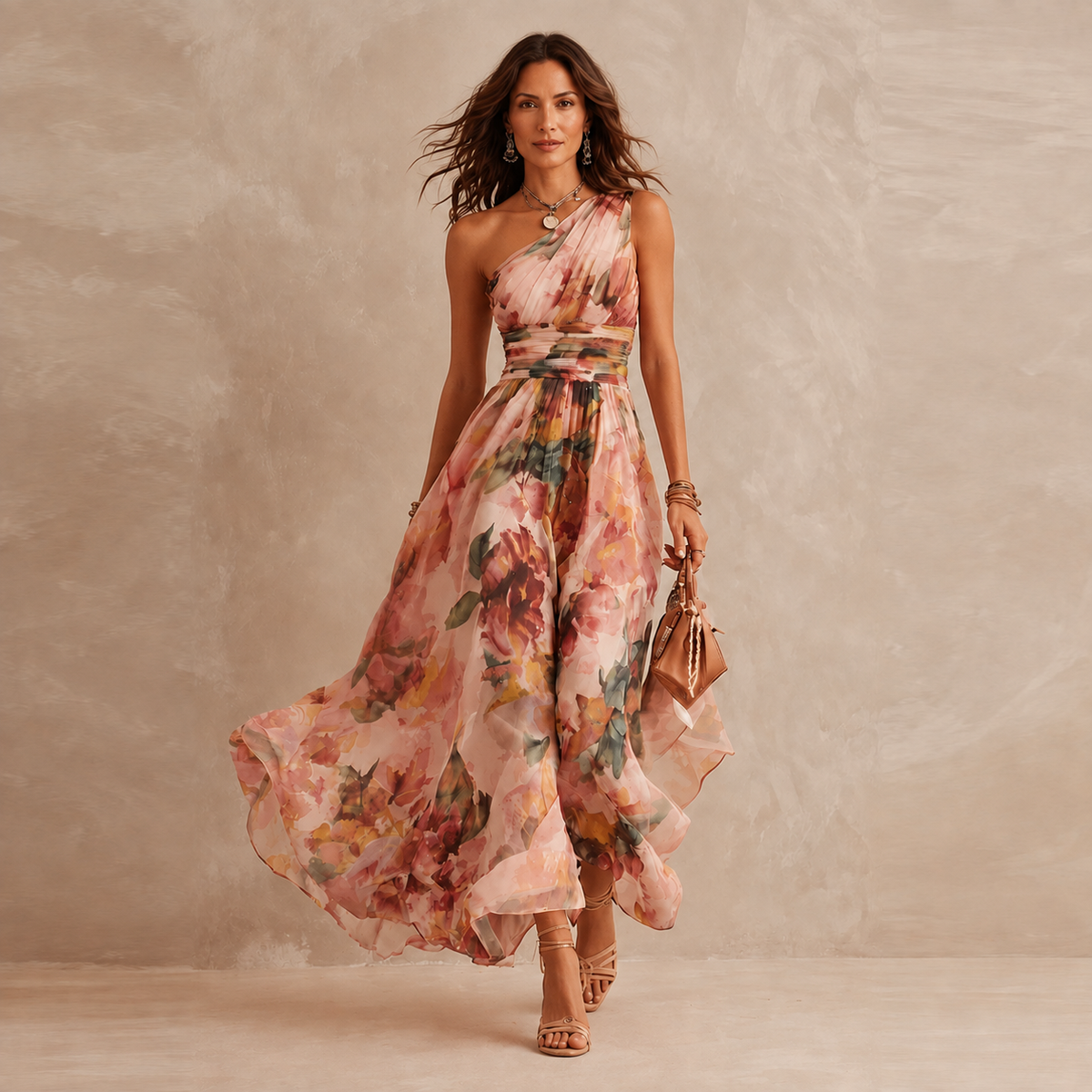 The Rosemary Floral Maxi Dress