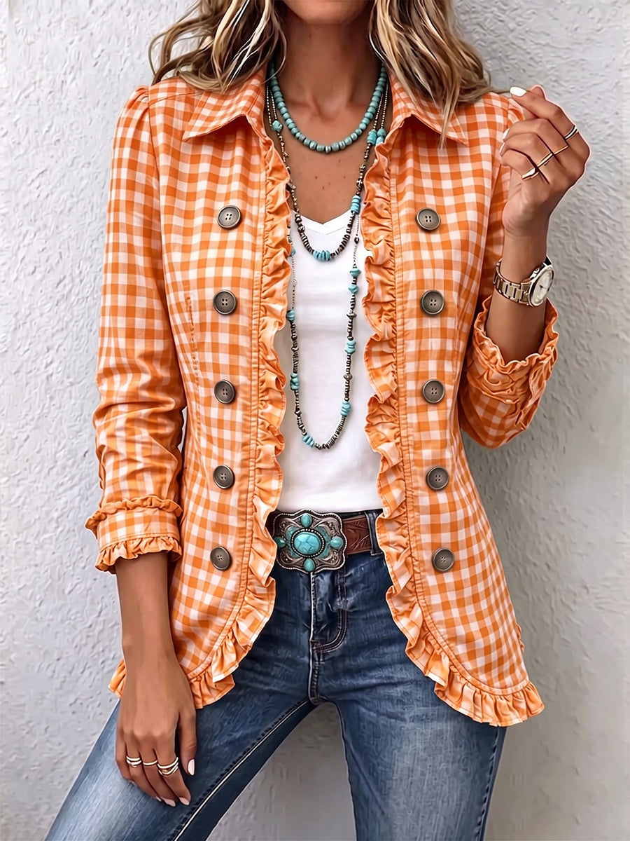 The Goldie Gingham Jacket