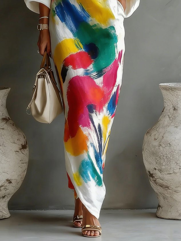 The Evelyn Printed Maxi Dress