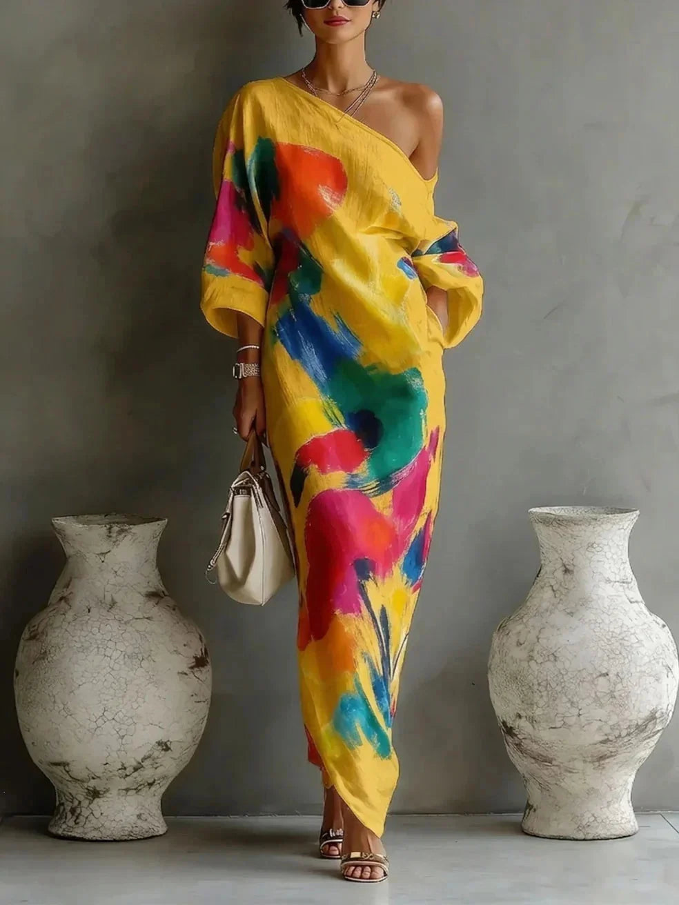 The Evelyn Printed Maxi Dress