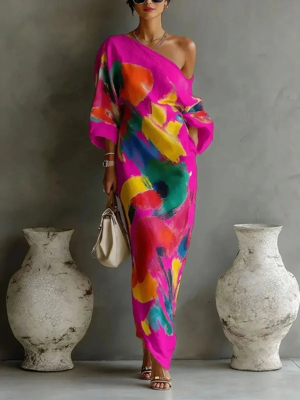 The Evelyn Printed Maxi Dress
