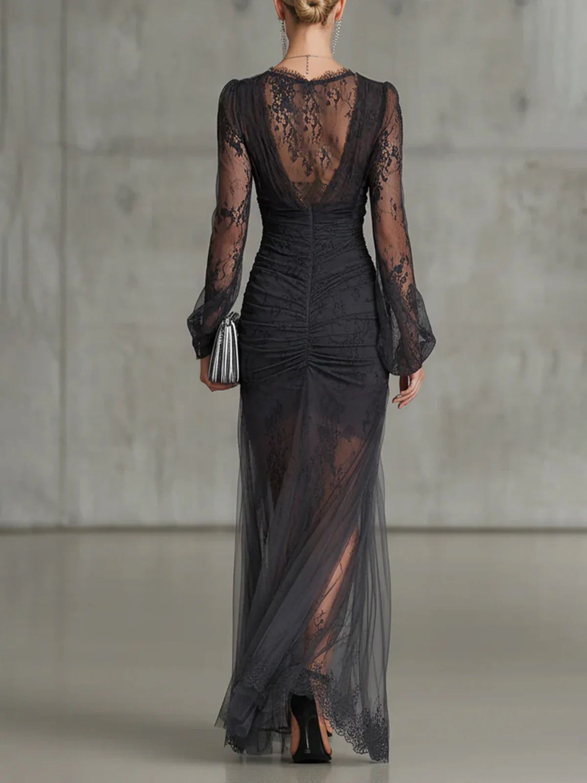 The Eleanora Lace Maxi Dress