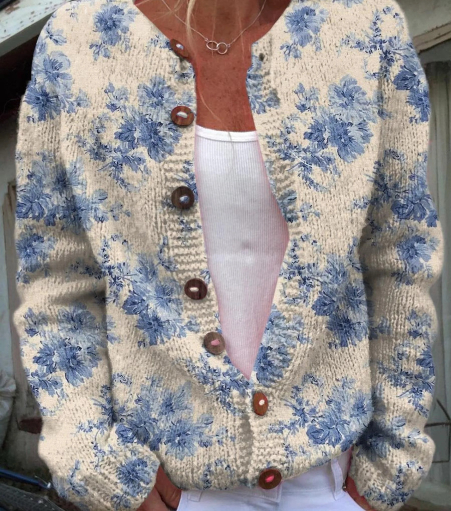 The Genevra Floral Cardigan
