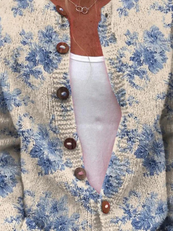 The Genevra Floral Cardigan