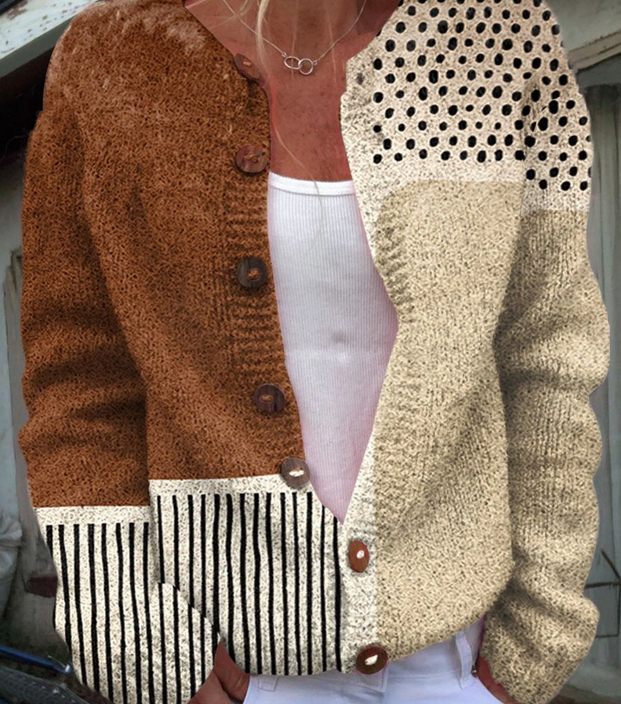 The Delaine Patchwork Cardigan