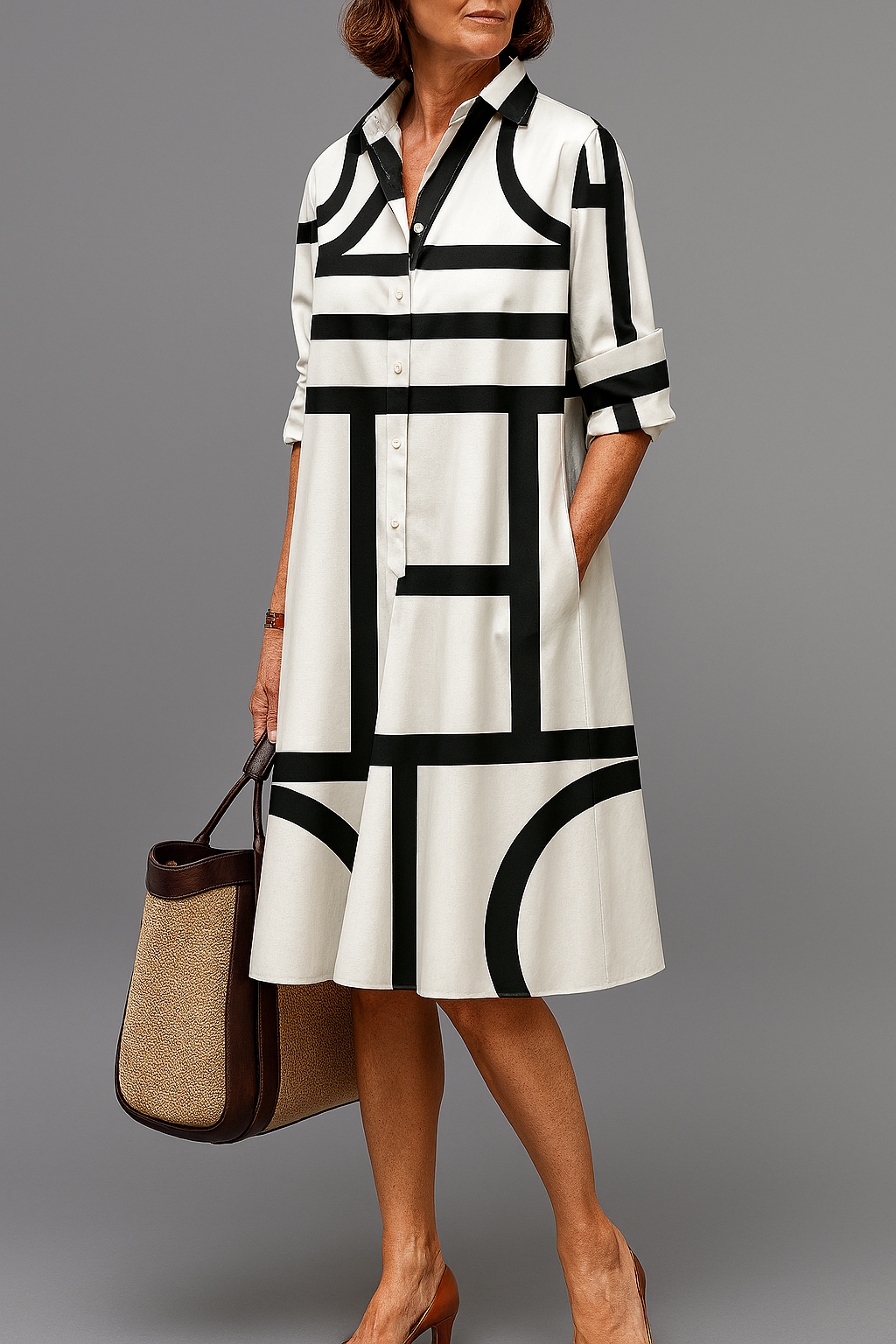 The Augustina Shirt Dress