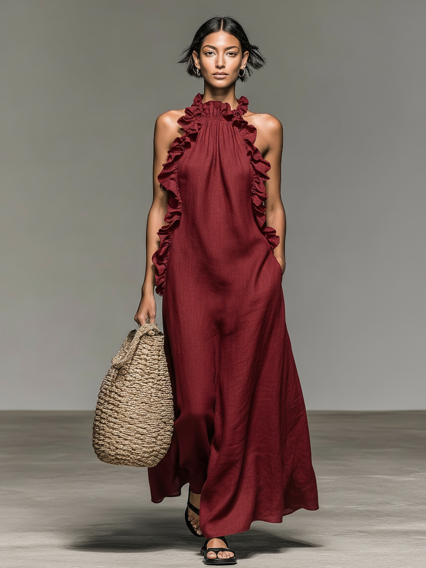 The Xiomara Halter Dress