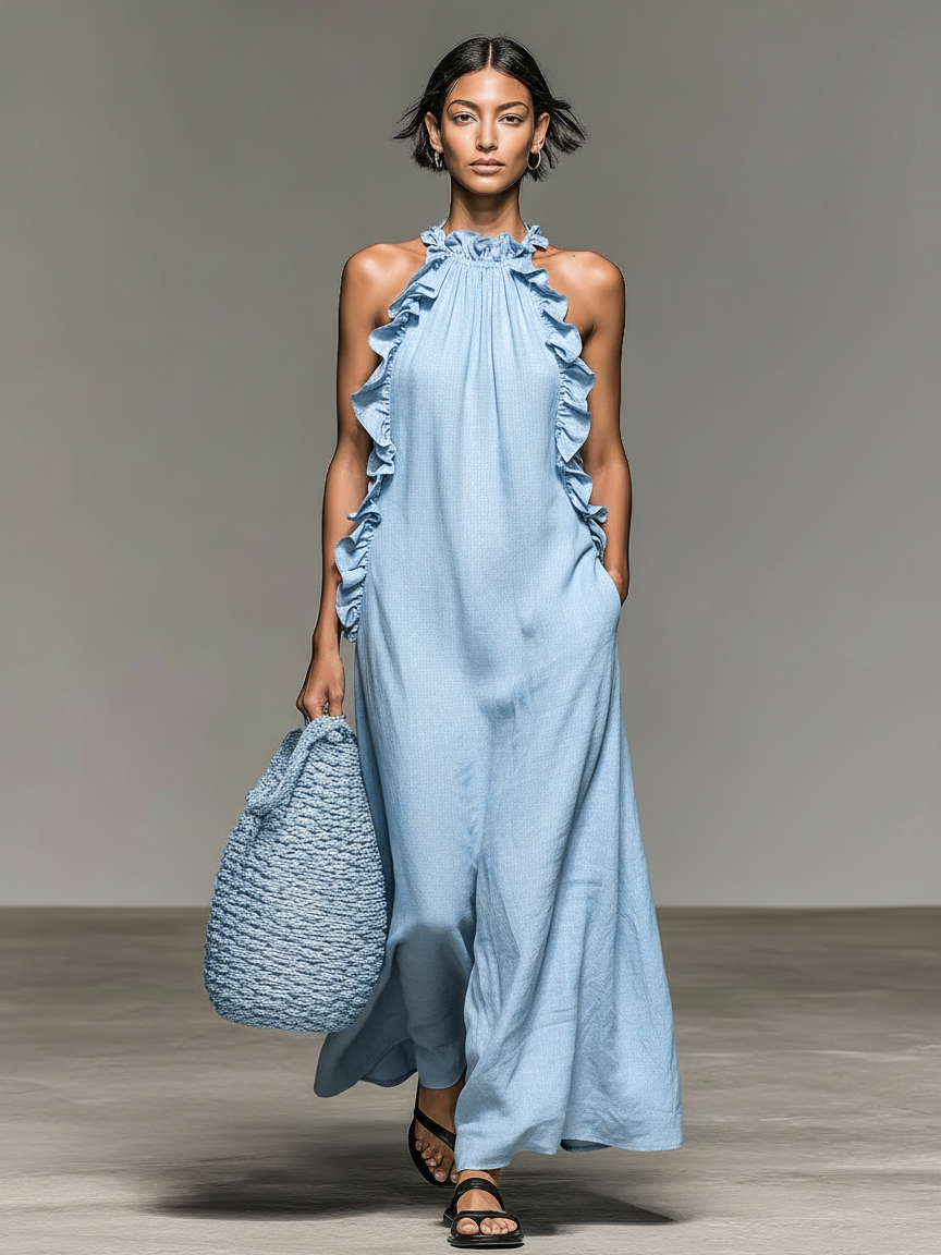 The Xiomara Halter Dress