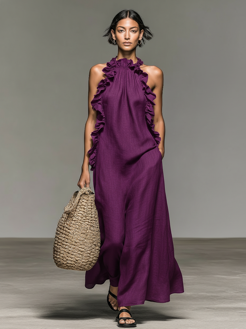 The Xiomara Halter Dress