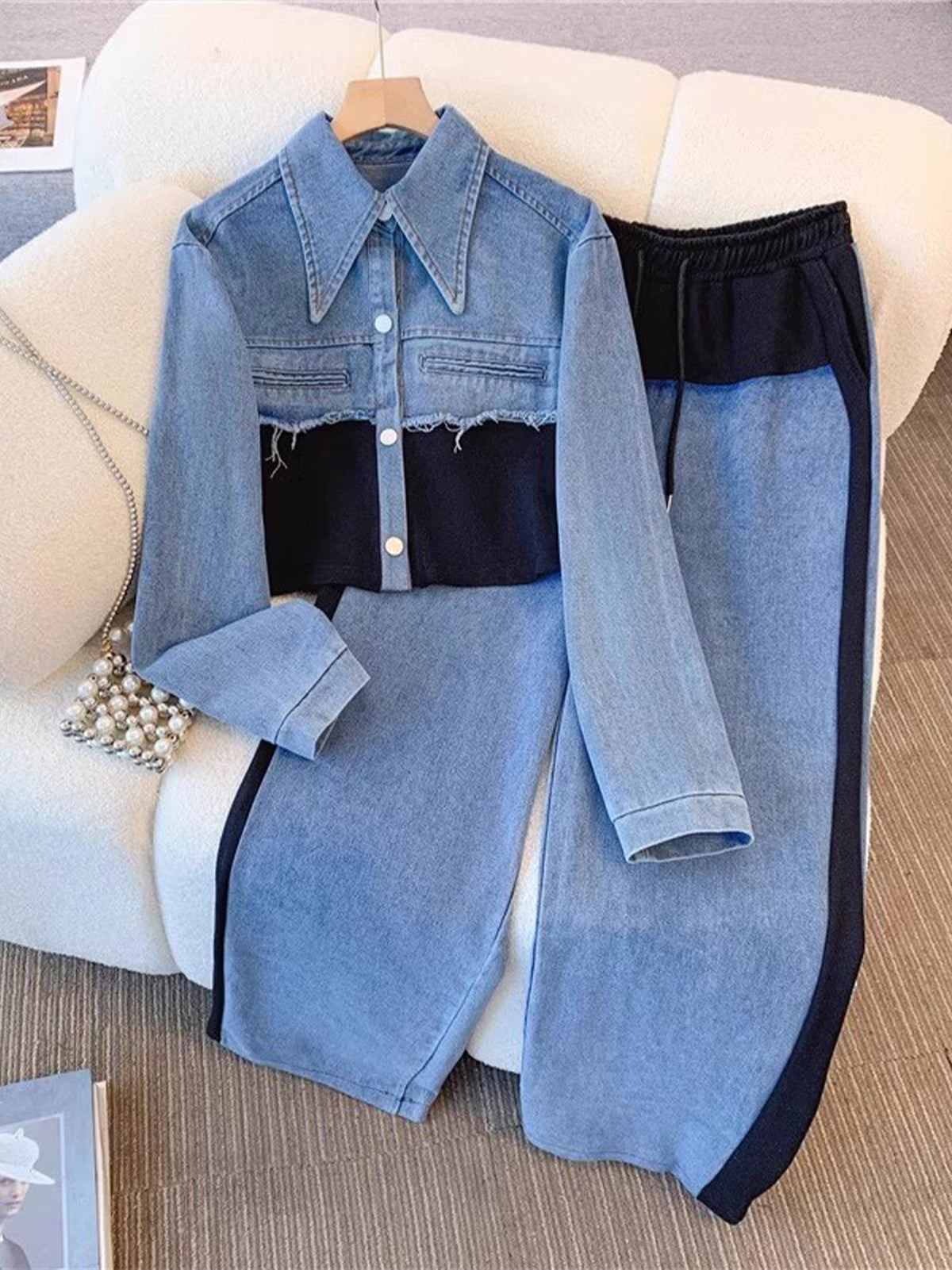 The Amity Cropped Pant Set