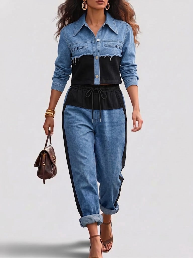 The Amity Cropped Pant Set