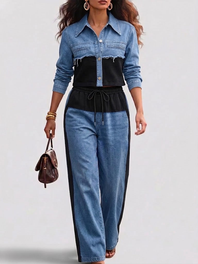 The Amity Cropped Pant Set