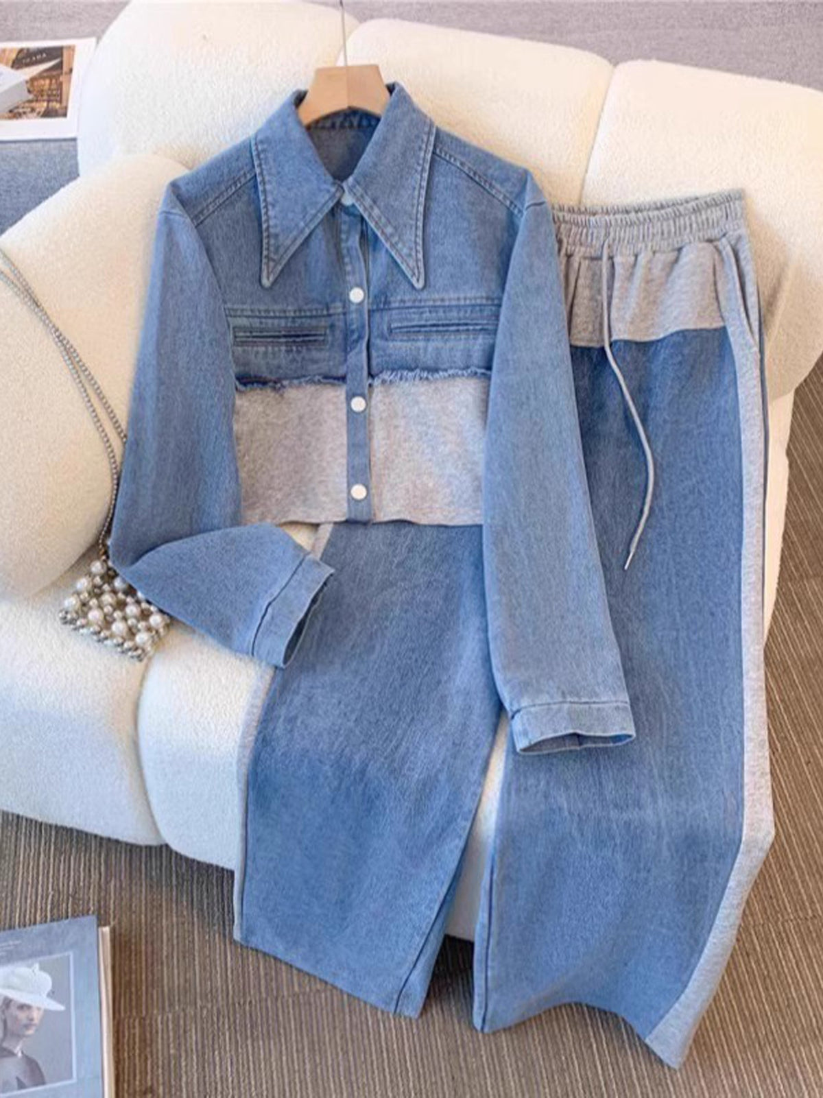 The Amity Cropped Pant Set