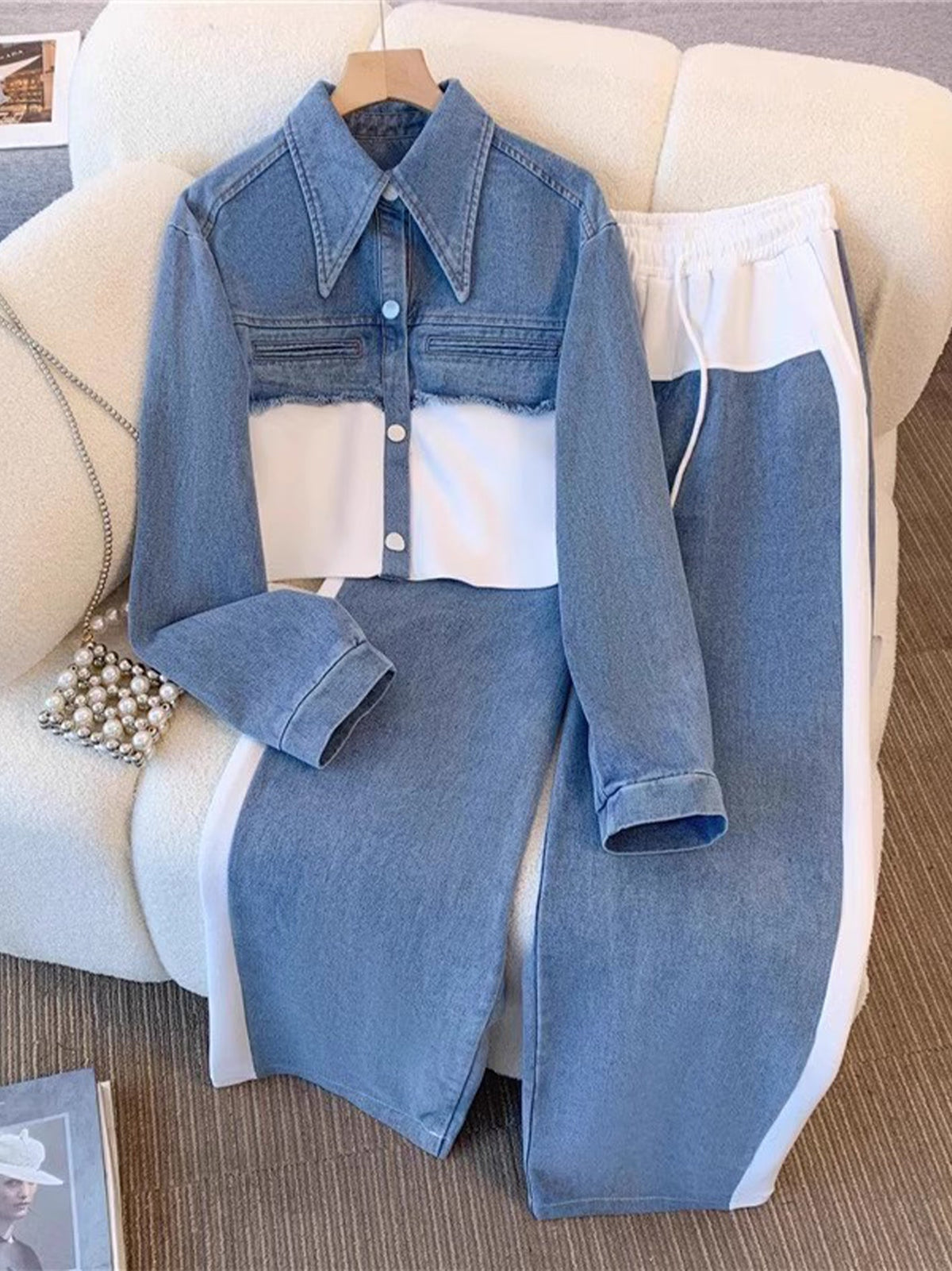 The Amity Cropped Pant Set
