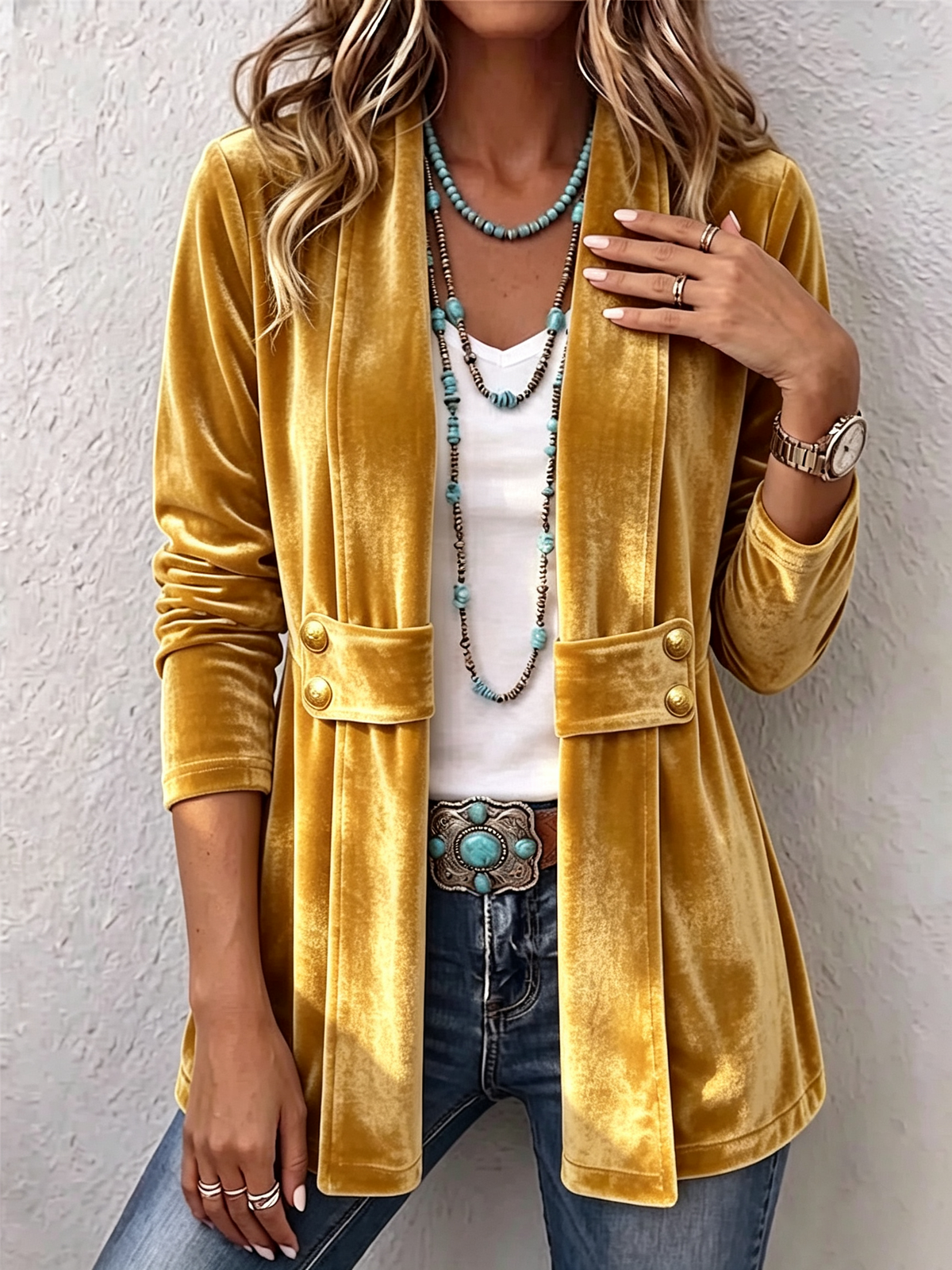 The Eira Open Front Jacket