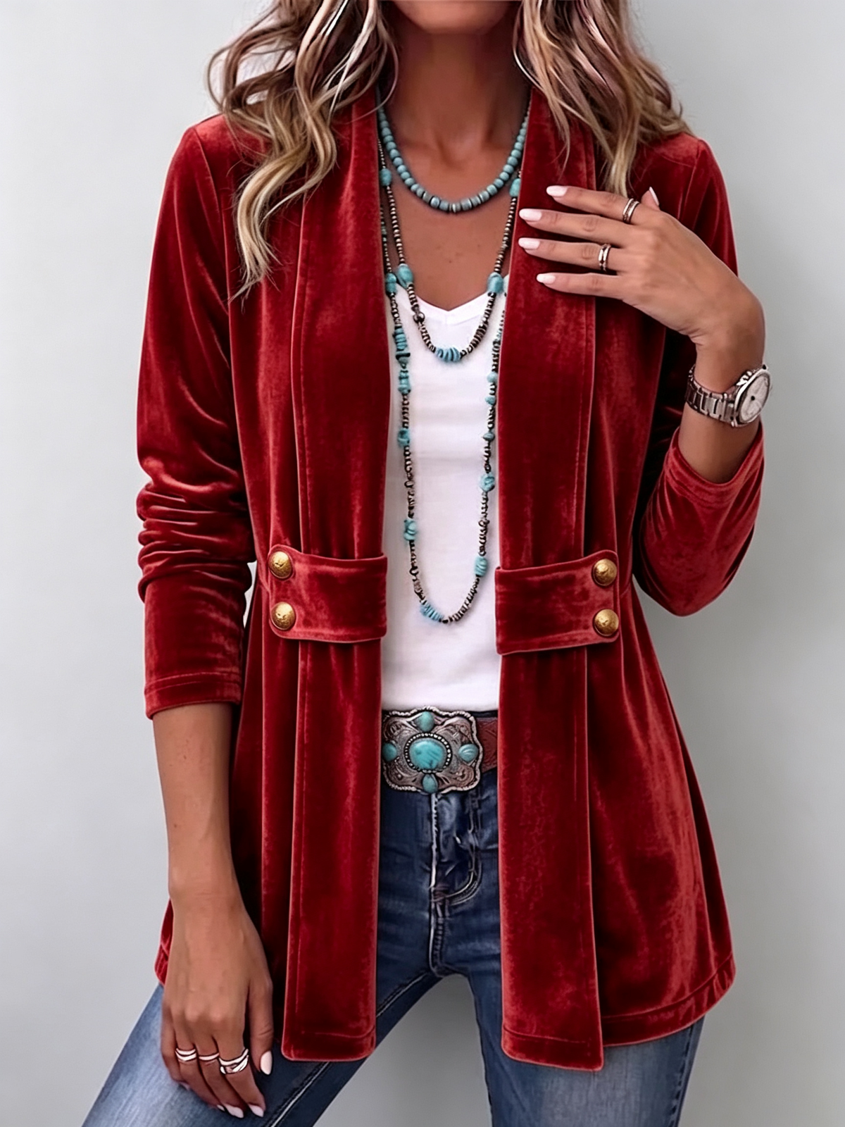 The Eira Open Front Jacket