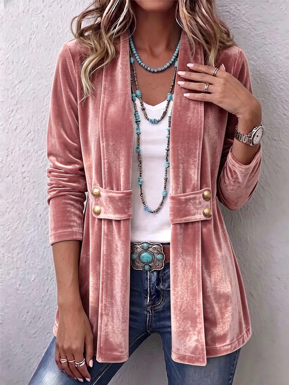 The Eira Open Front Jacket