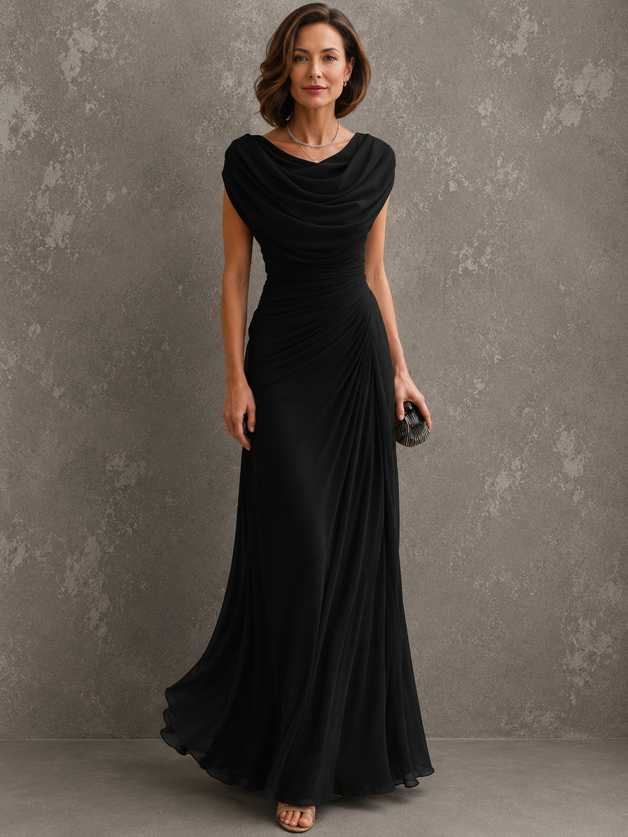 The Virginia Draped Maxi Dress