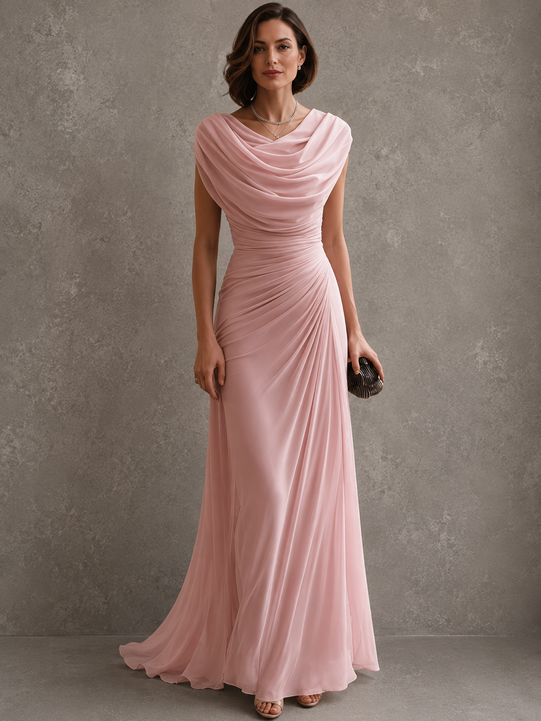 The Virginia Draped Maxi Dress