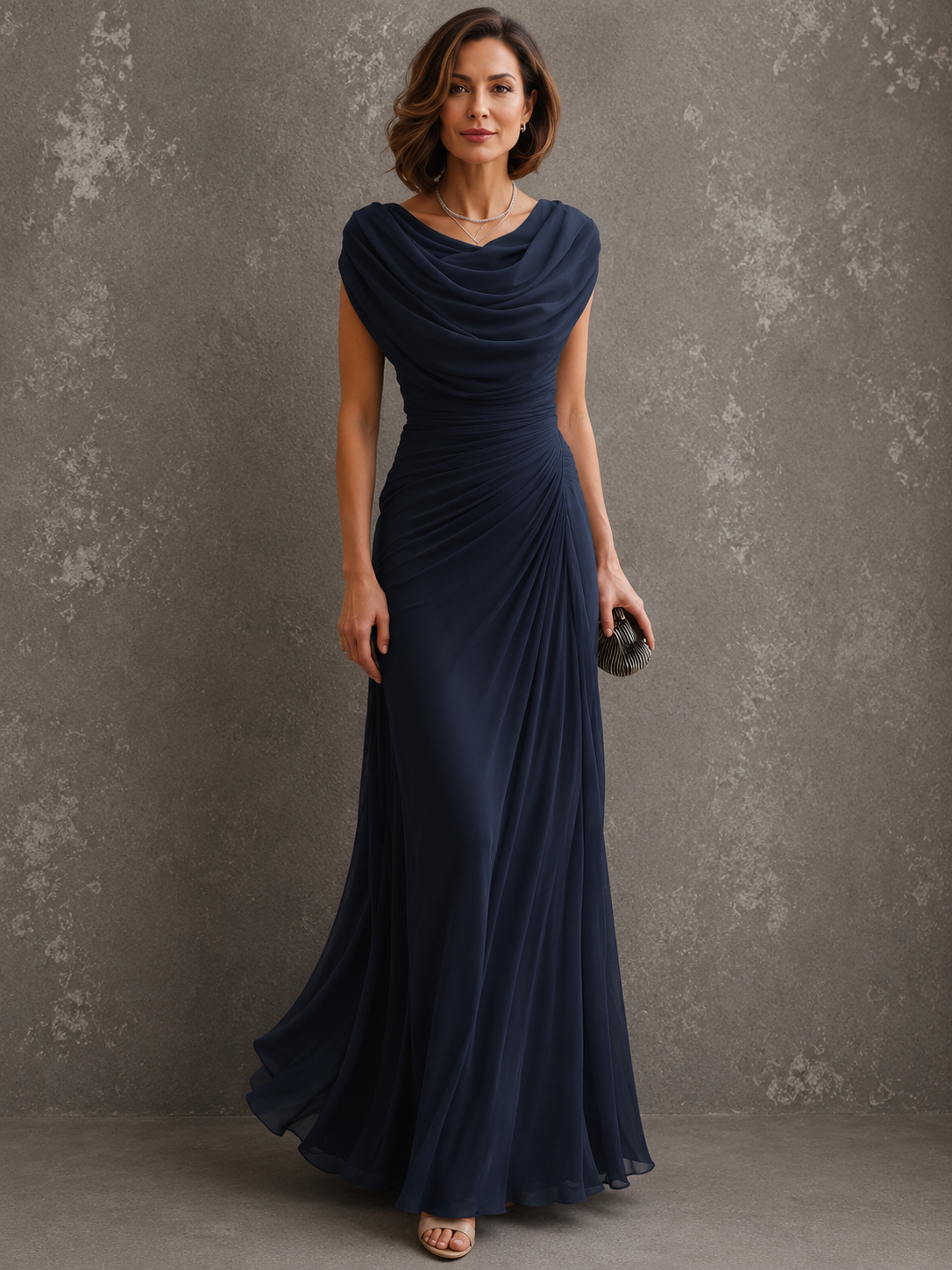 The Virginia Draped Maxi Dress