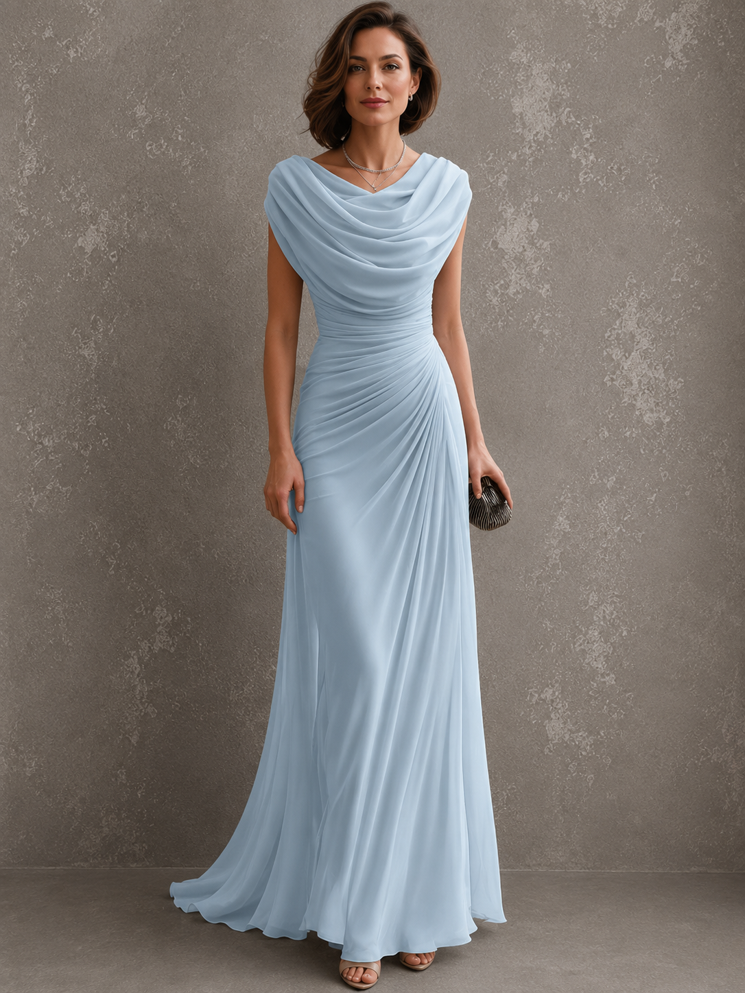 The Virginia Draped Maxi Dress