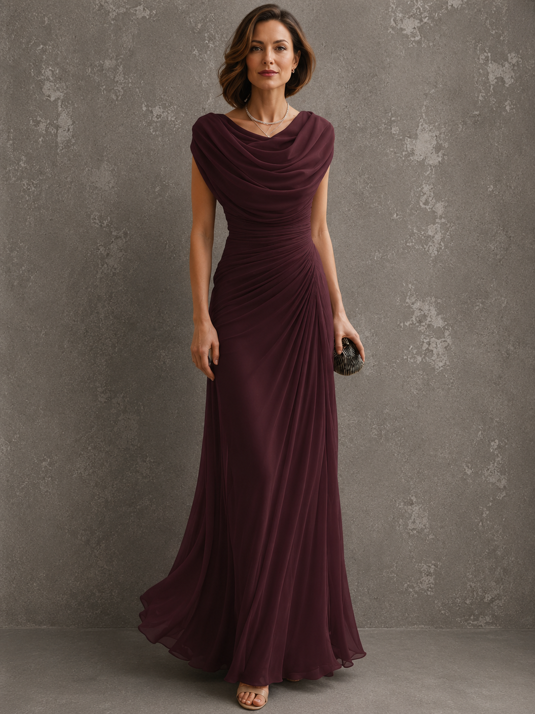 The Virginia Draped Maxi Dress