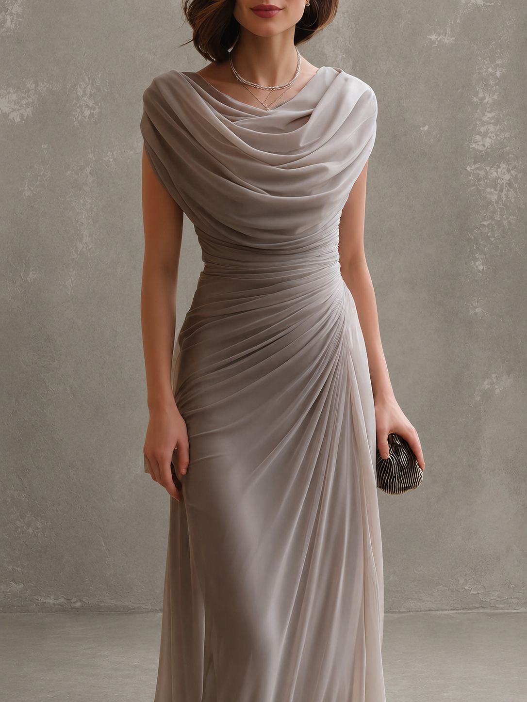 The Virginia Draped Maxi Dress