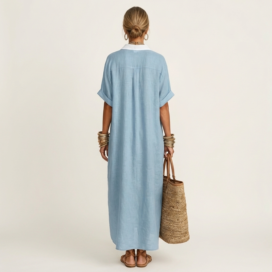 The Adelais Shirt Dress