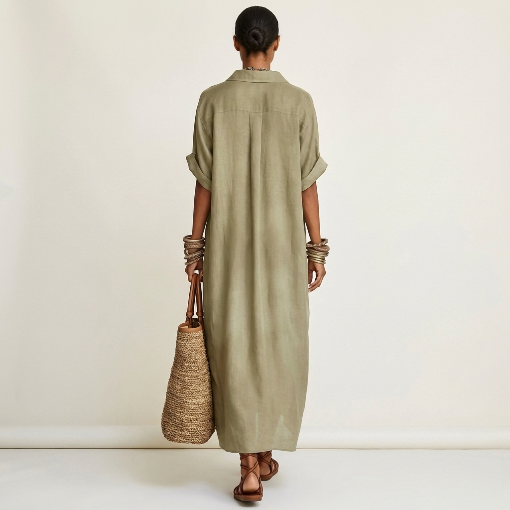 The Adelais Shirt Dress