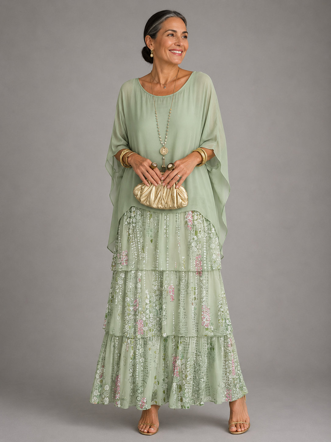 The Pauletta Tiered Maxi Dress