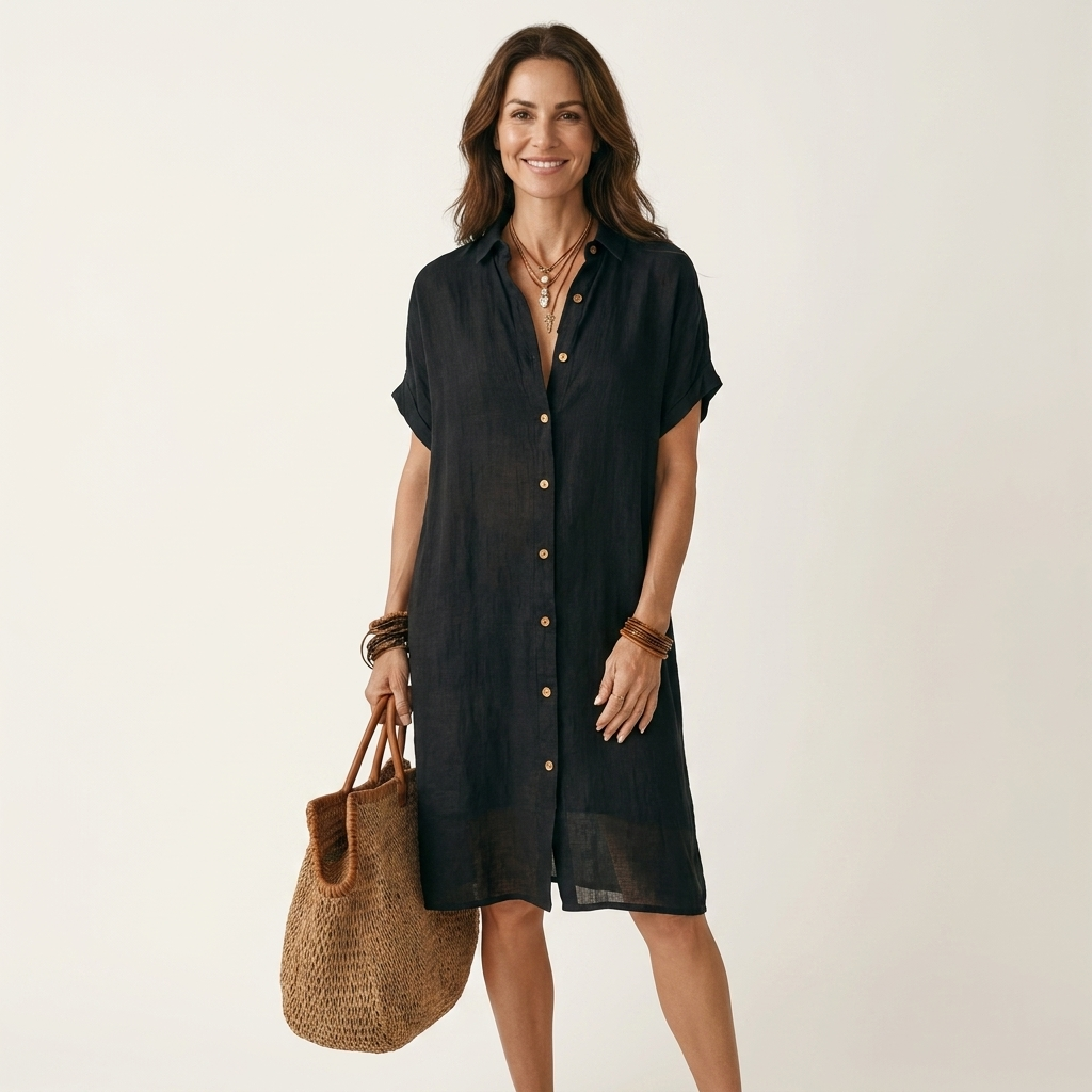 The Agathe Shirt Dress