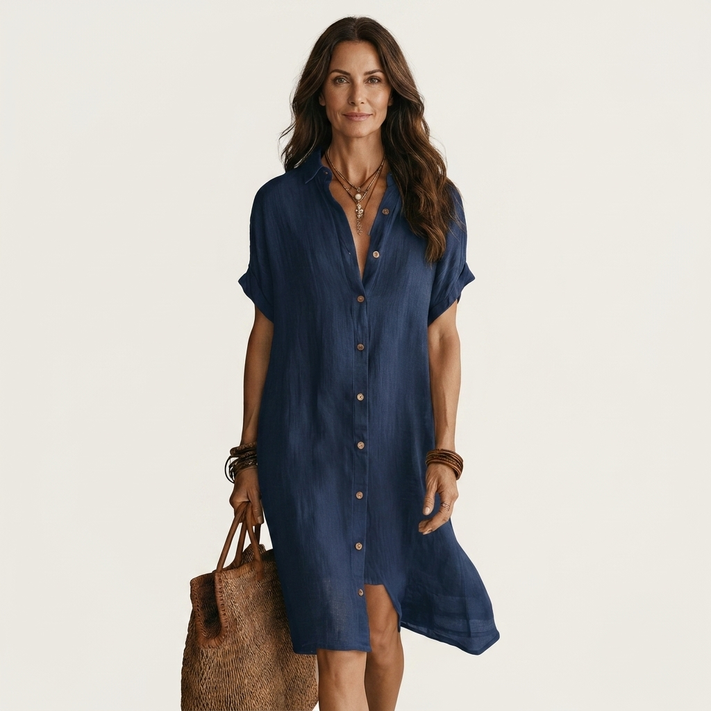 The Agathe Shirt Dress