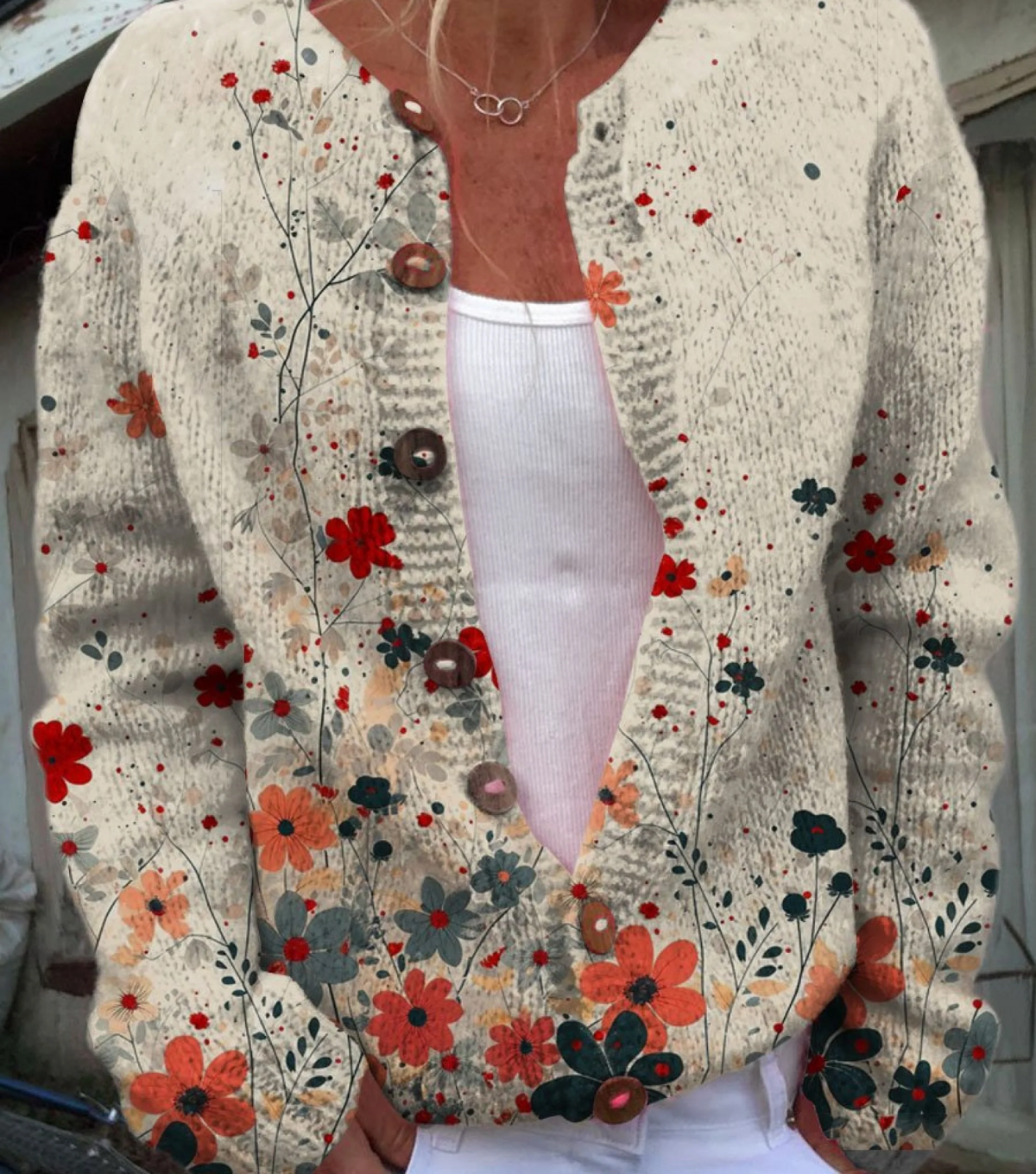 The Nolwenne Poppy Cardigan