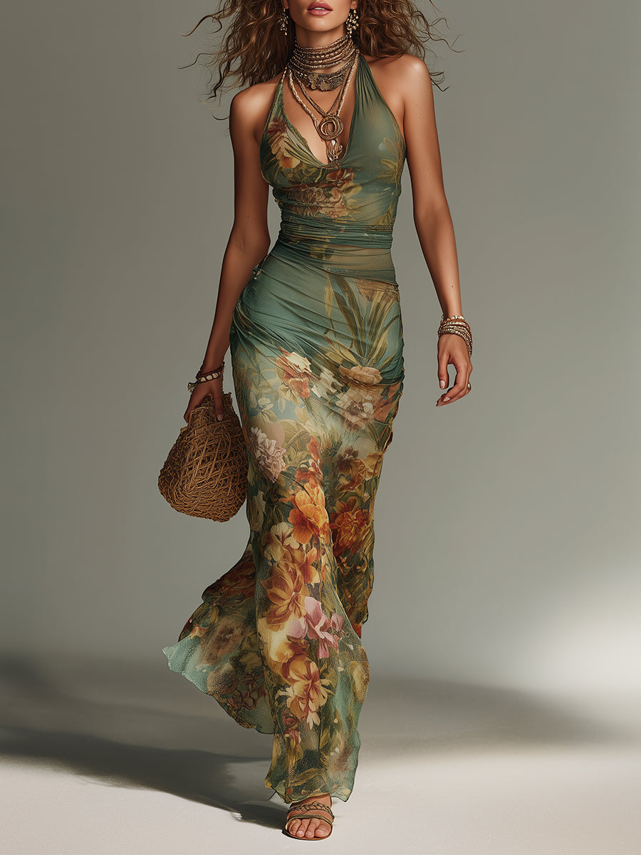 The Annabel Halter Maxi Dress