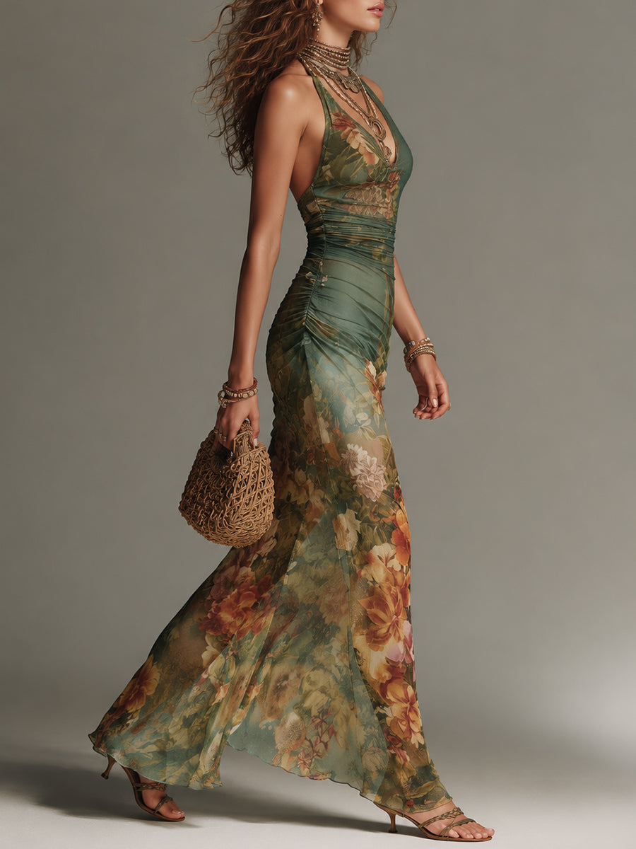 The Annabel Halter Maxi Dress