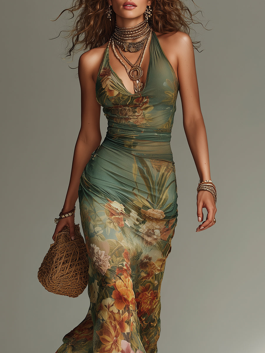 The Annabel Halter Maxi Dress