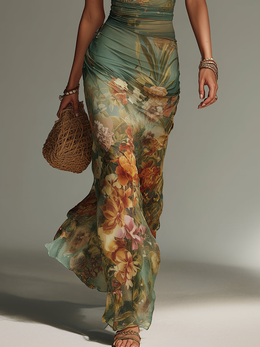 The Annabel Halter Maxi Dress