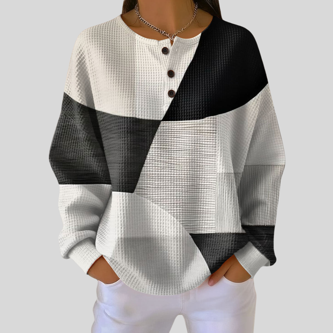 The Beth Waffle Henley