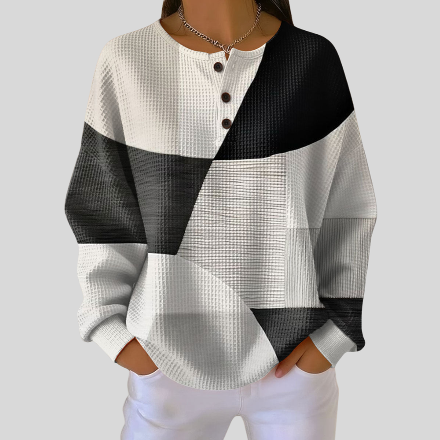 The Beth Waffle Henley
