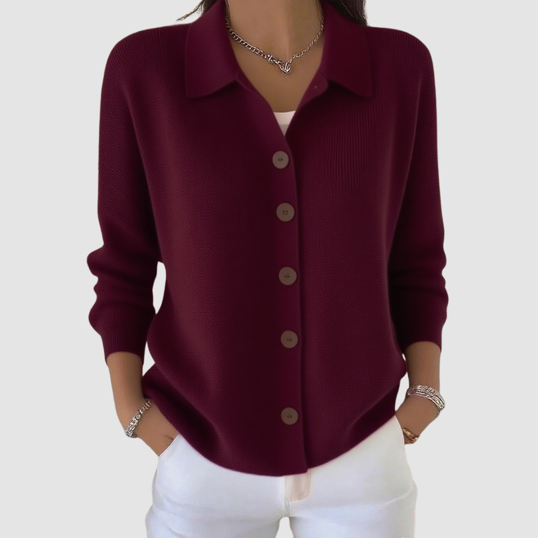 The Bettany Collared Cardigan