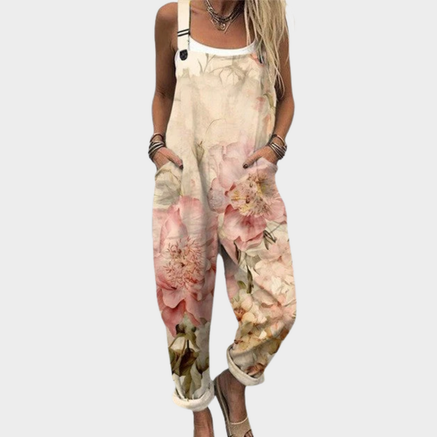 The Elise Printed Overalls