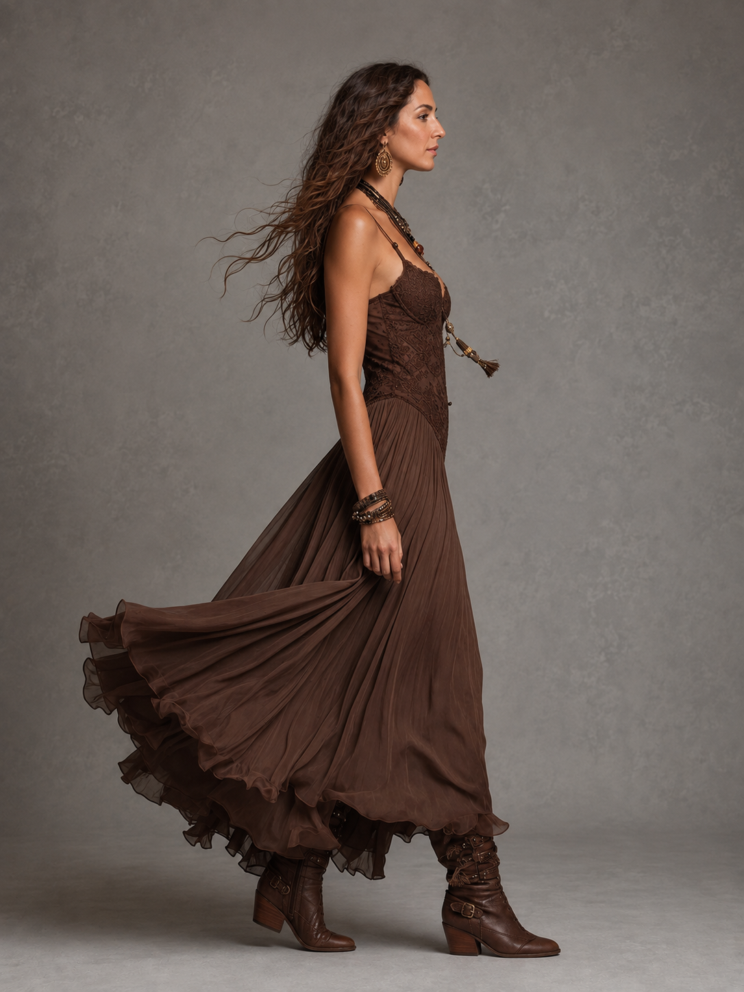 The Elvira Lace Maxi Dress