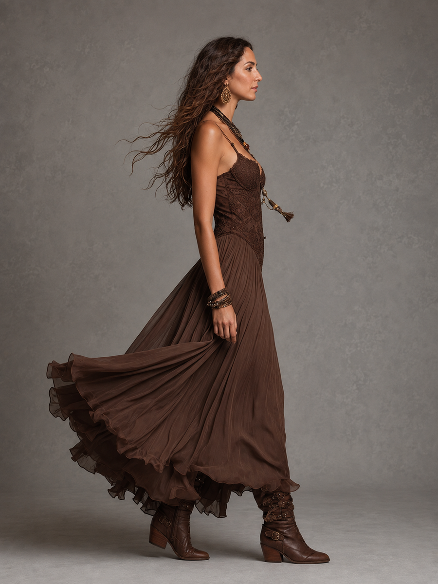 The Elvira Lace Maxi Dress