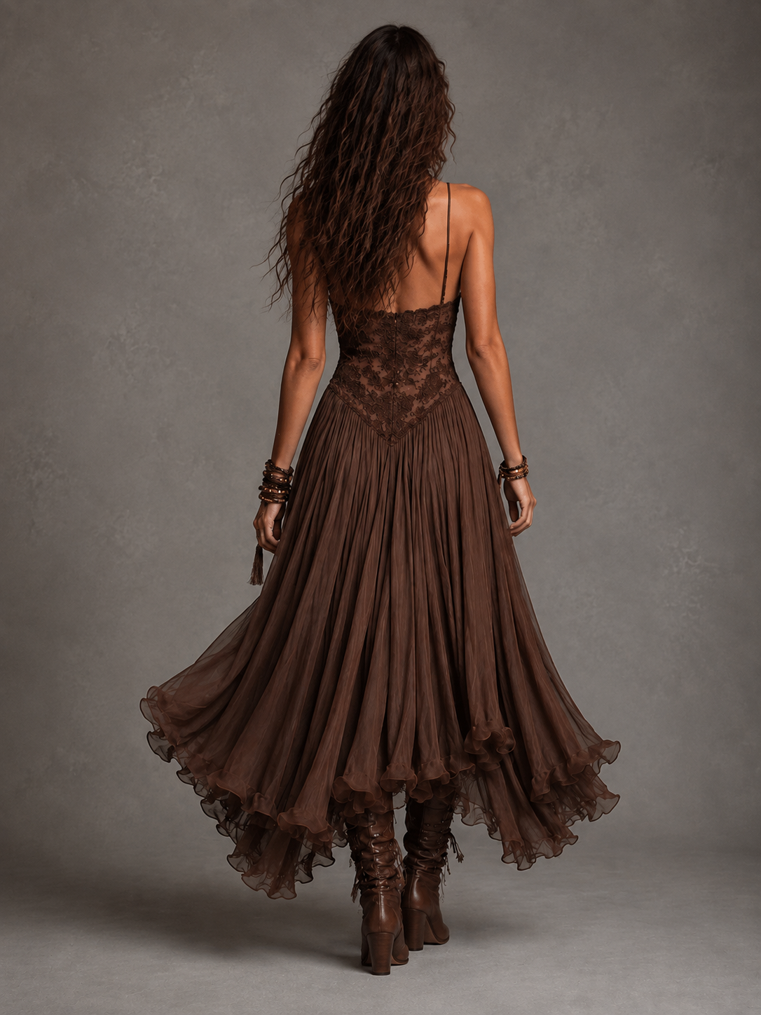 The Elvira Lace Maxi Dress