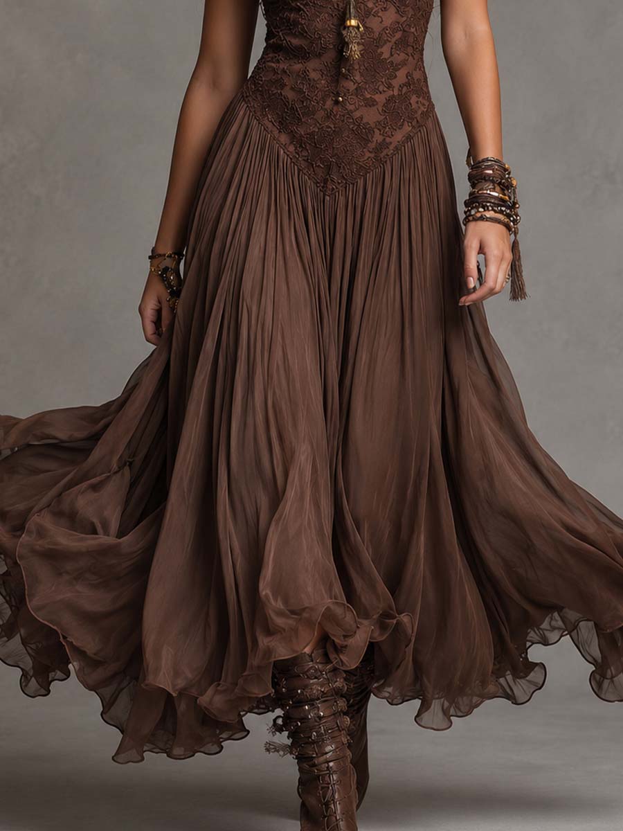 The Elvira Lace Maxi Dress