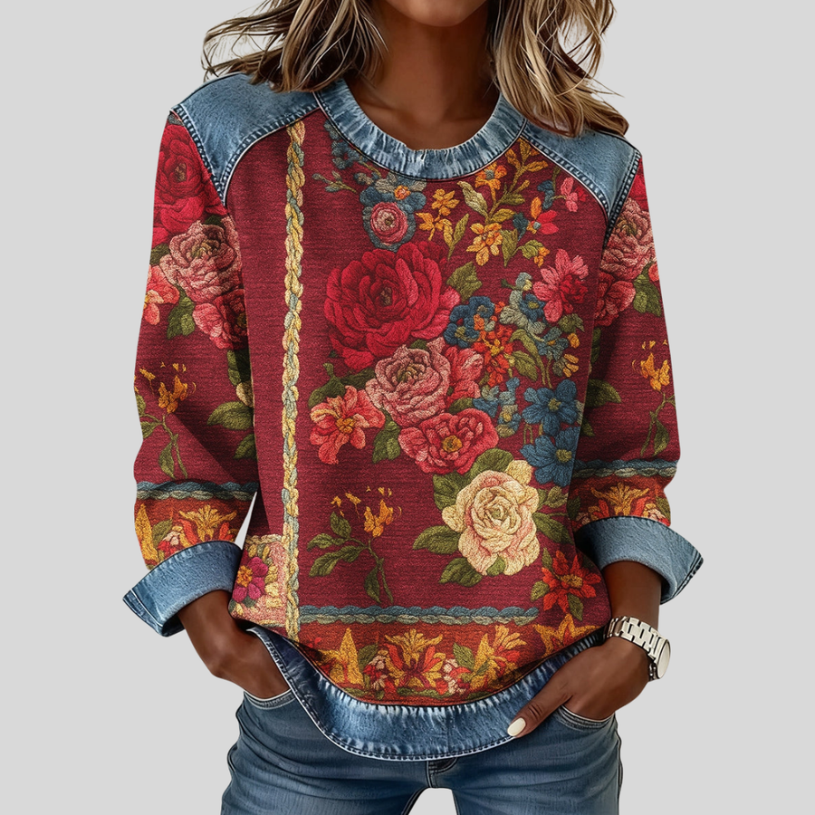 The Emma Floral Sweatshirt