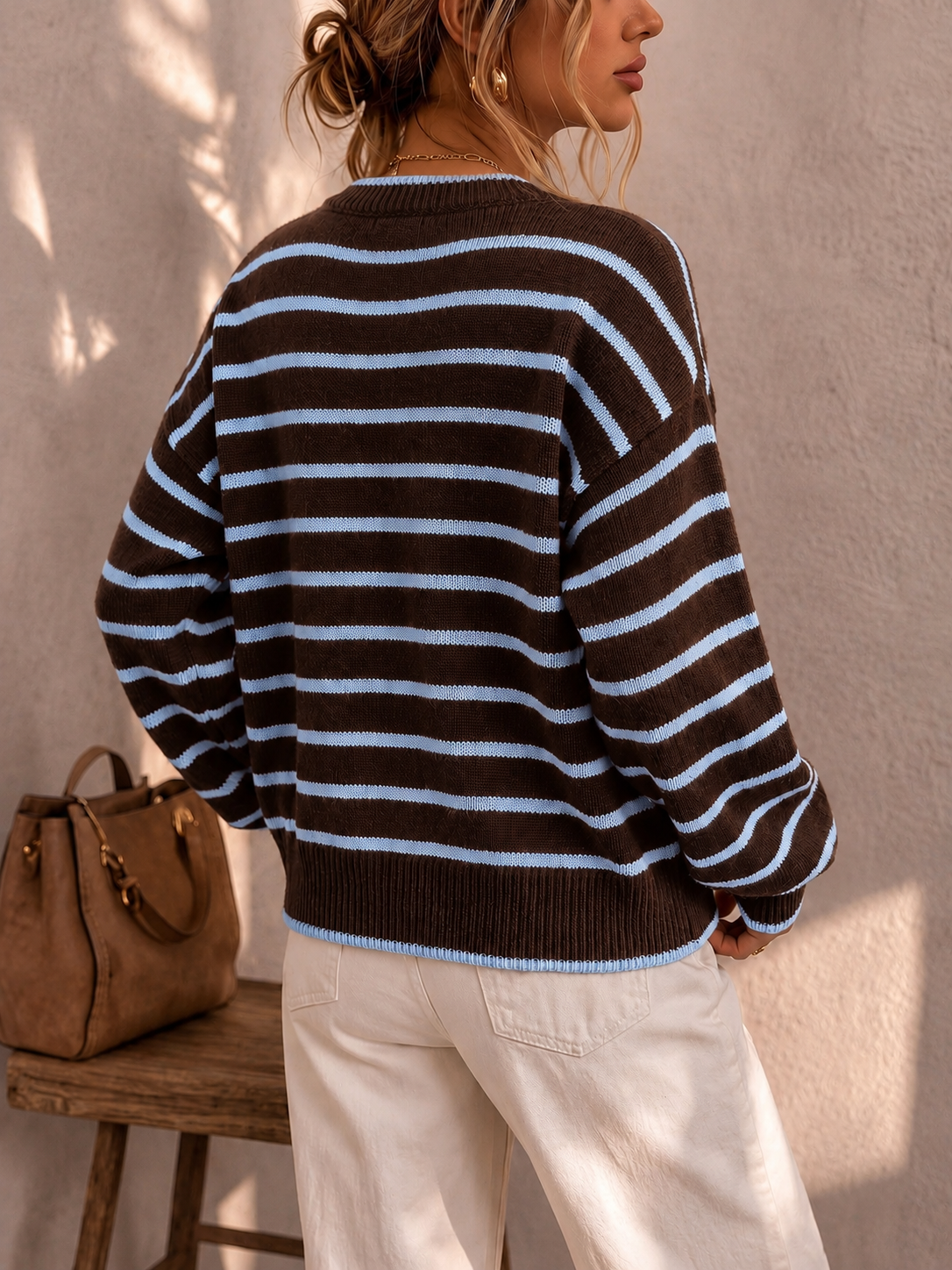 The Freda Striped Cardigan