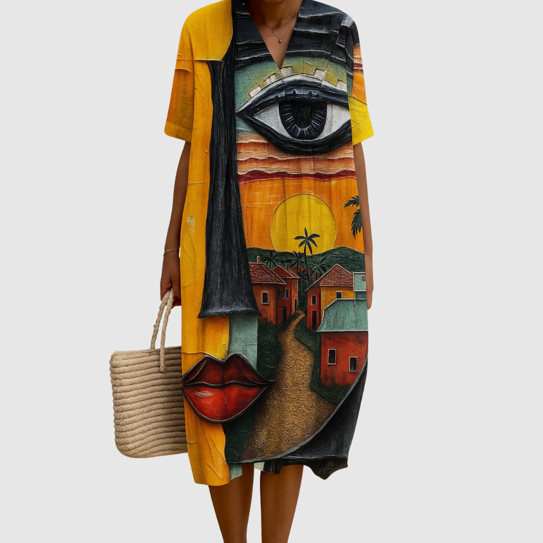 The Gabrielle Relaxed Midi Dress