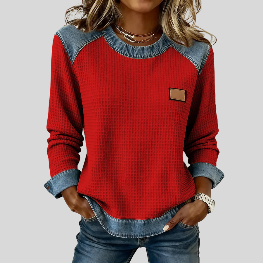 The Grace Waffle Sweatshirt