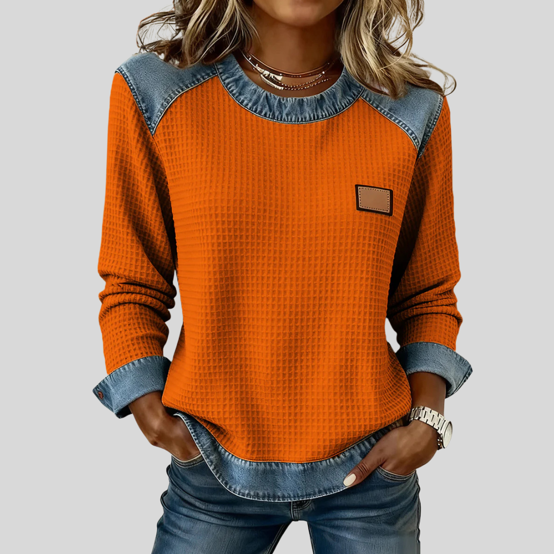 The Grace Waffle Sweatshirt